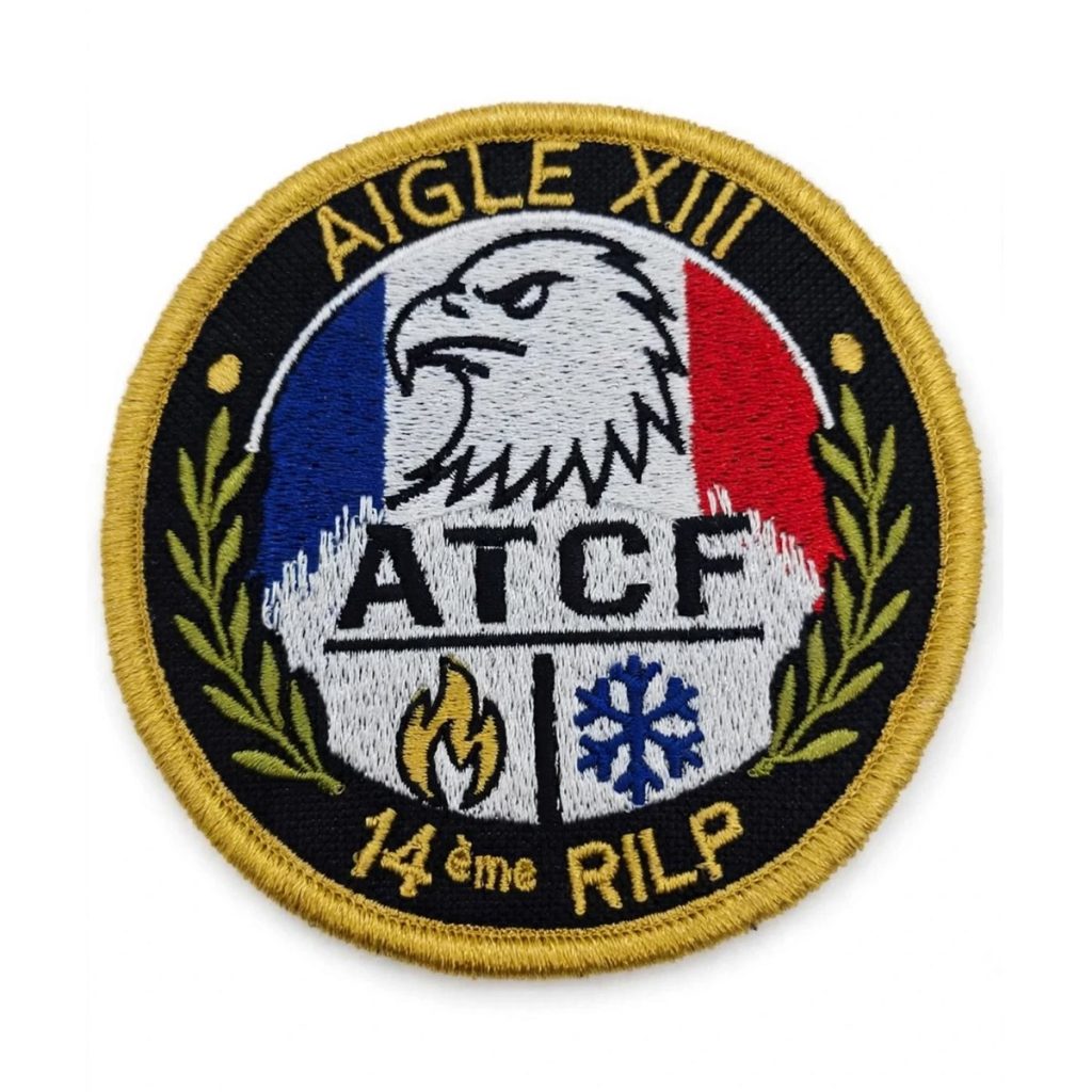 Emblemă brodată ATCF 14e RILP Aigle XIII