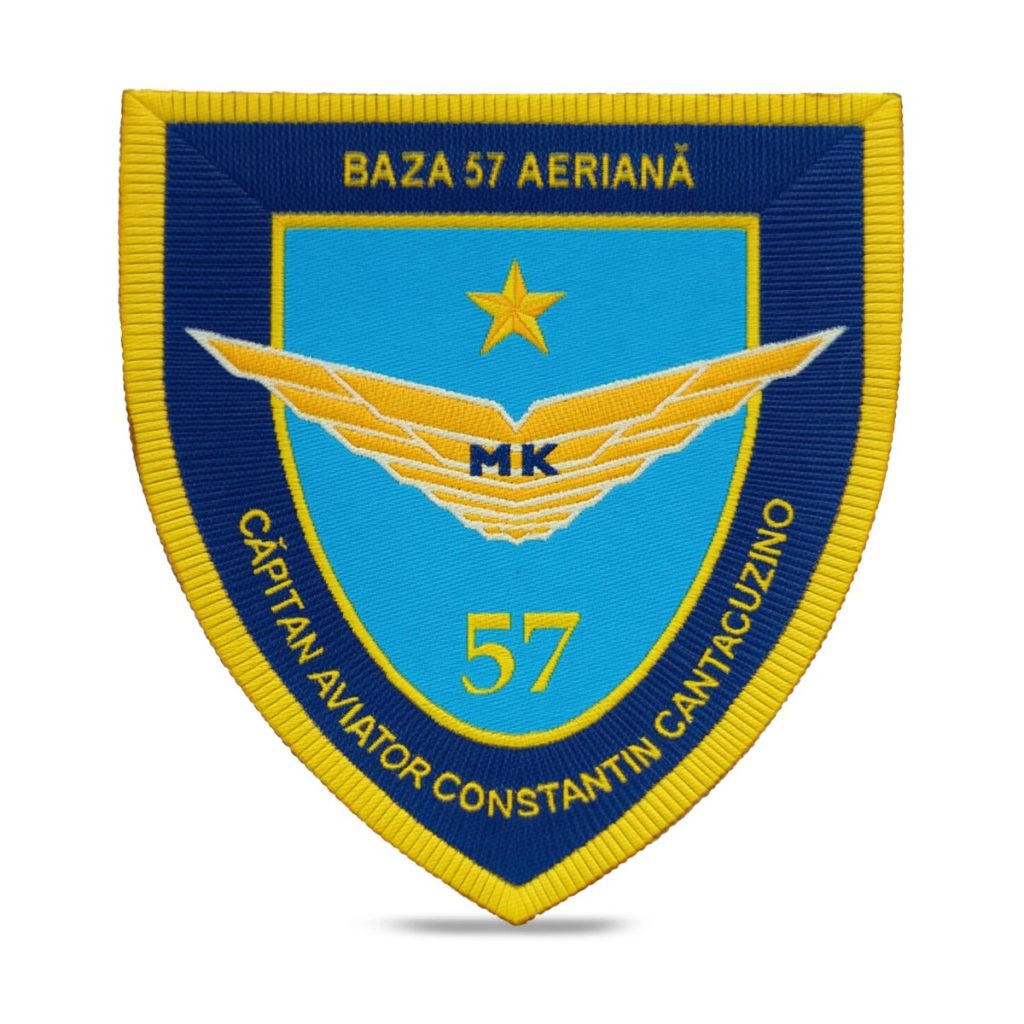 Emblemă brodată Baza 57 Aeriană