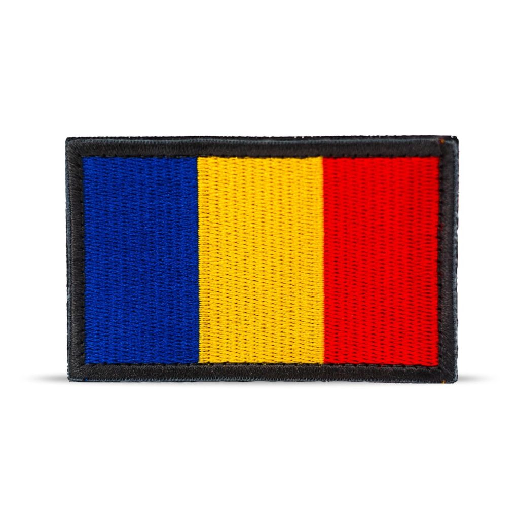 Emblemă brodată drapelul României