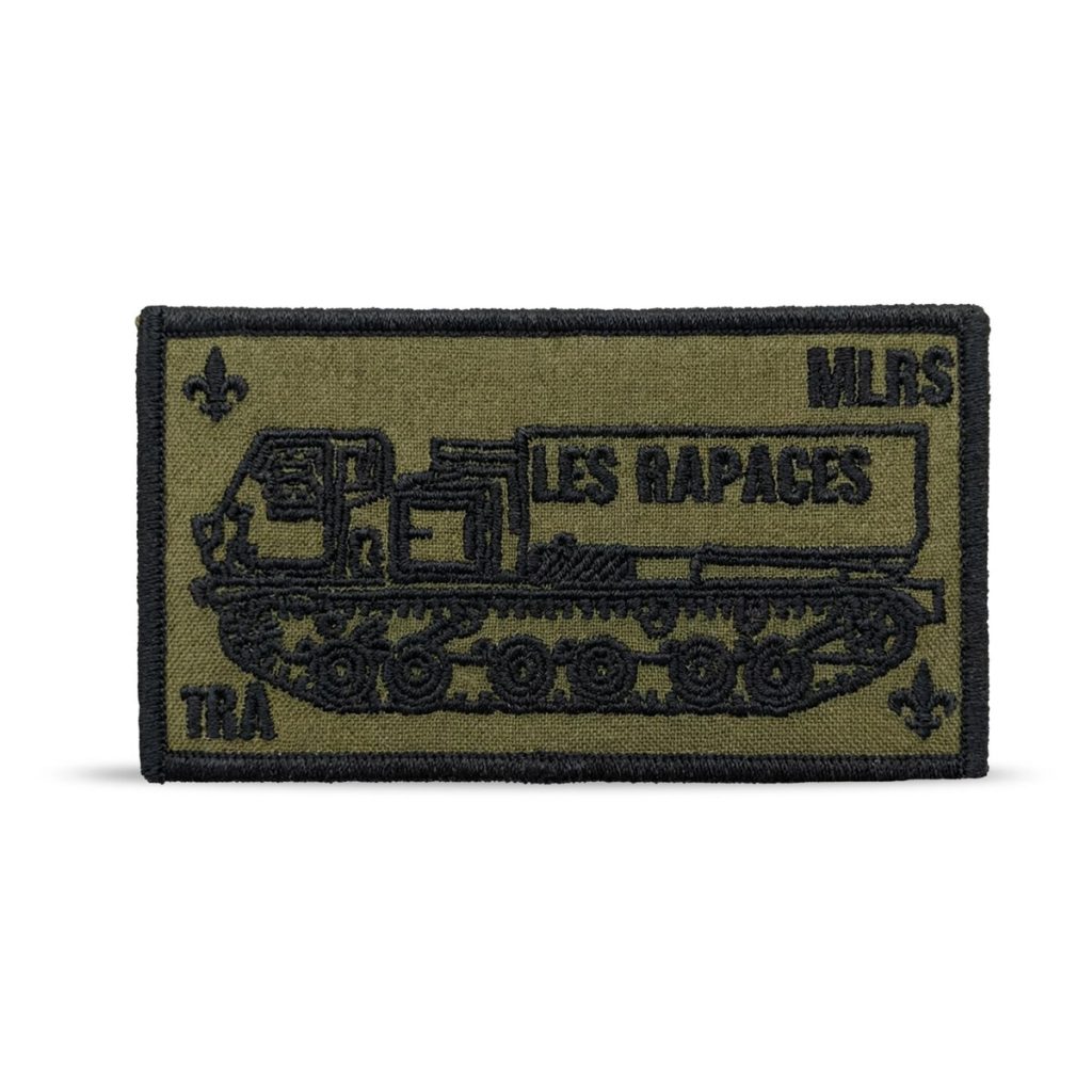 Emblemă brodată MLRS Les Rapaces