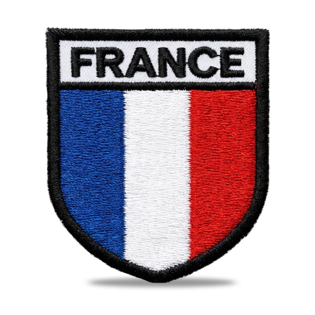 Emblemă brodată scut FRANCE