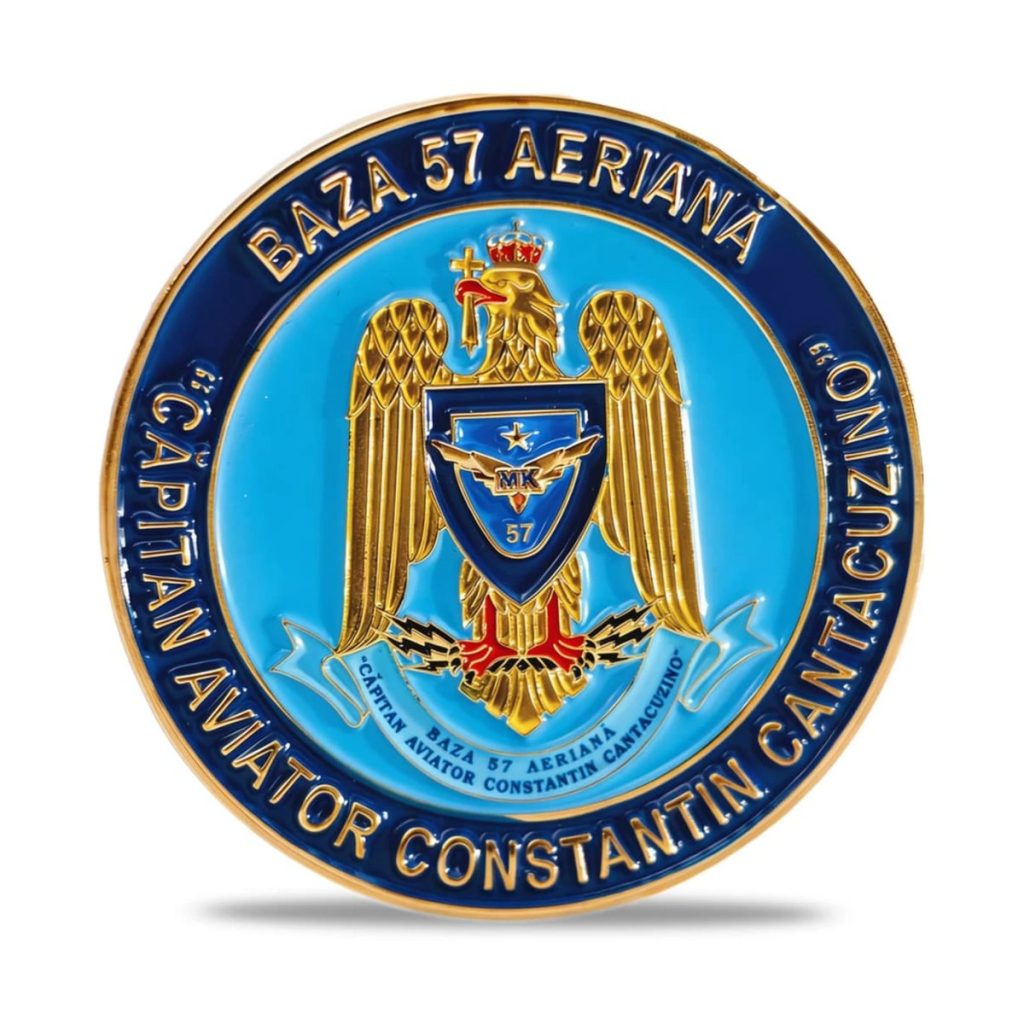 Monedă de colecție Baza 57 Aeriană