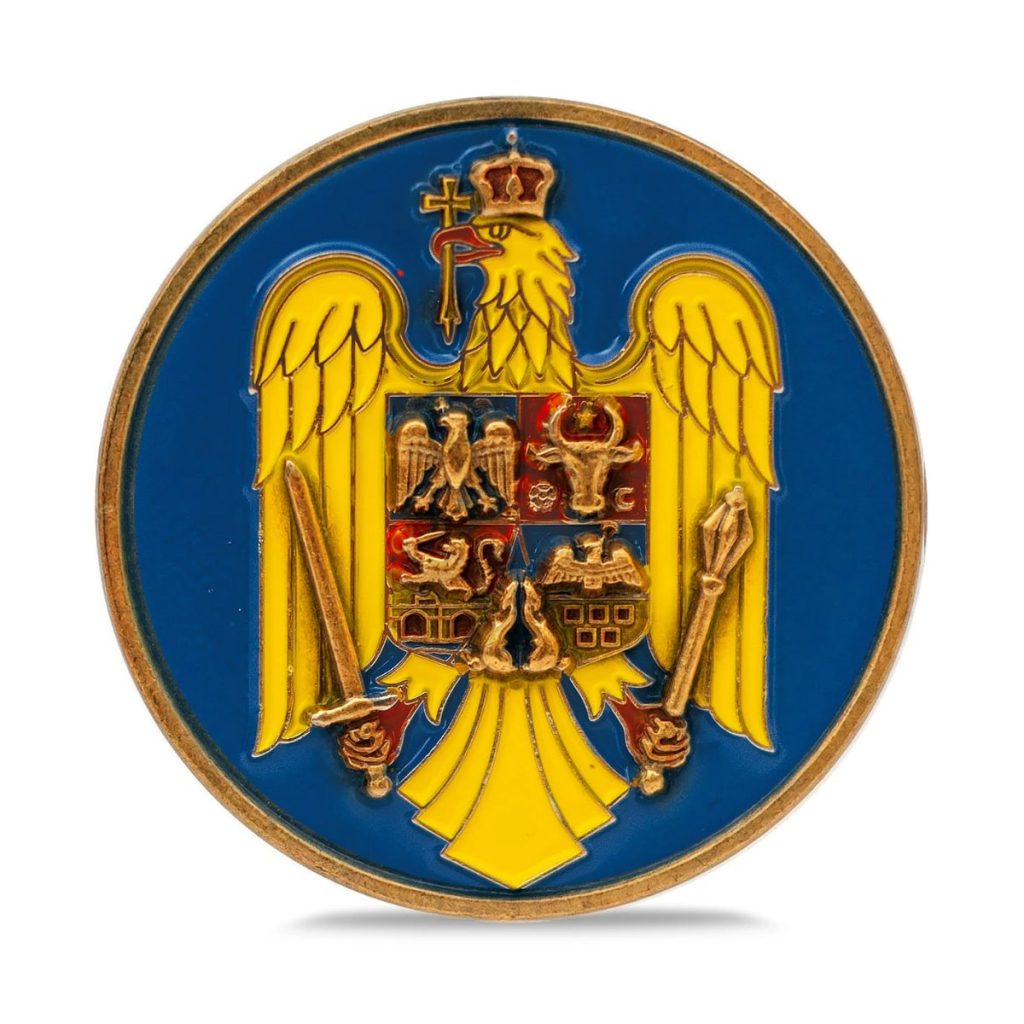 Monedă de colecție cu stema României