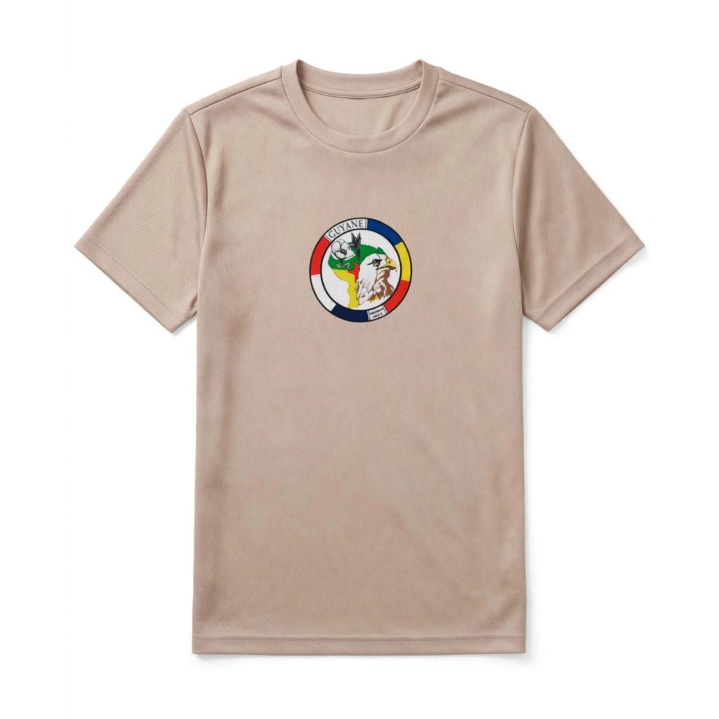 Tricou bej cu emblemă Aigle